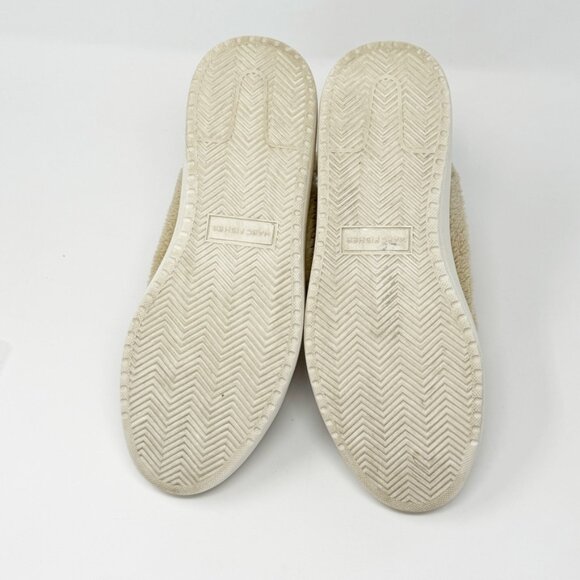 Marc Fisher Womens Tan Faux Suede Leather & Fur Lace Up Boot Size 8 - Picture 9 of 10